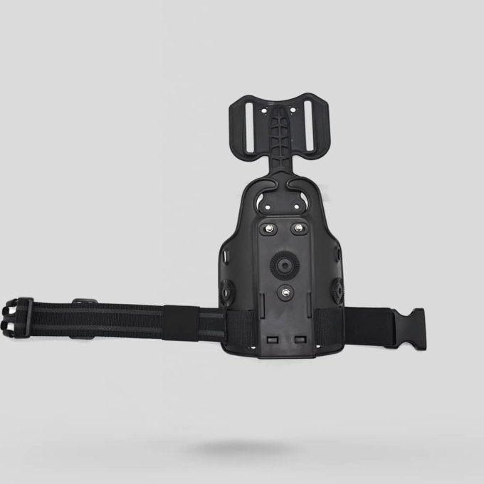 Drop leg holster platform for glock