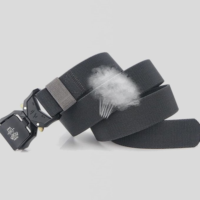 Elastic tactical belt with key buckle - Image 4