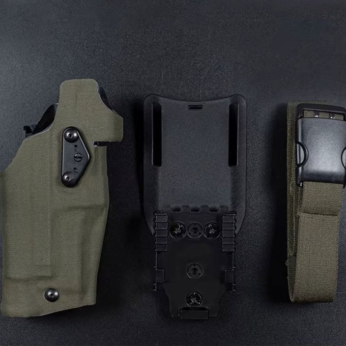 Green drop leg glock 17 holster - Image 3