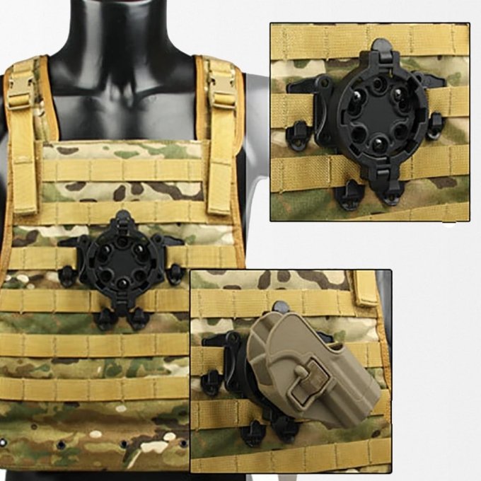 Holster adapter for tactical vest - Image 4