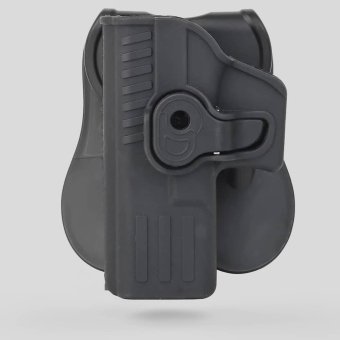 Left handed gun holster