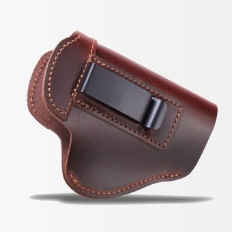 Left handed leather glock holster