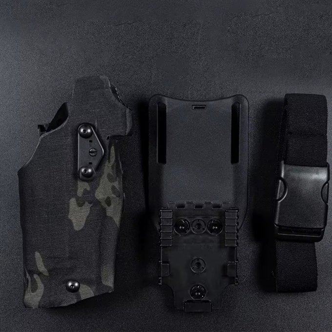 Multicam black drop leg glock 17 holster - Image 3