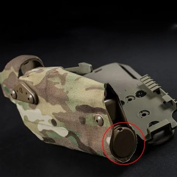 Multicam drop leg glock 17 holster - Image 3