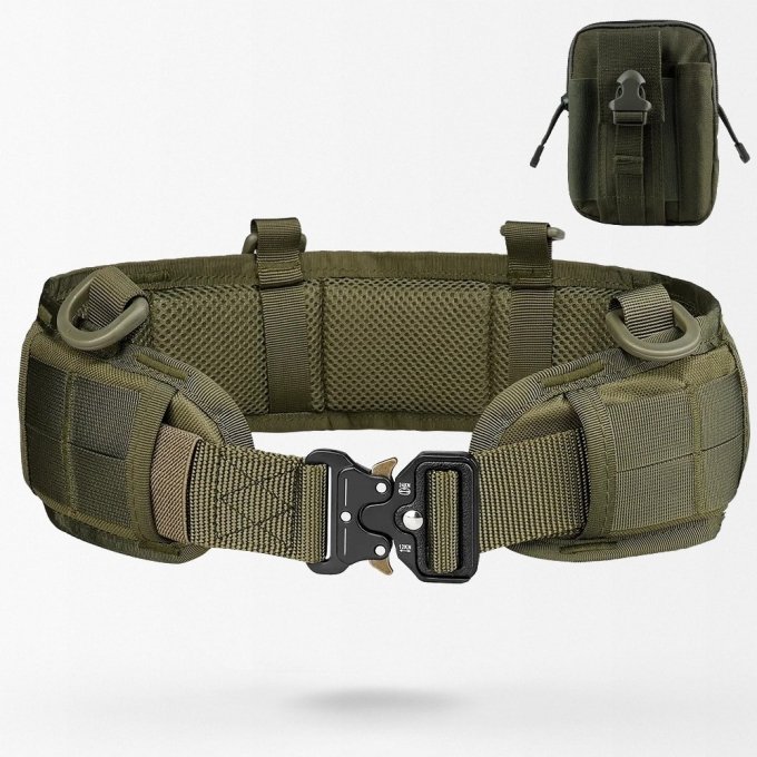 Padded combat belt with pouch - Image 3