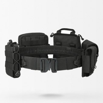 Quick release combat belt loadout