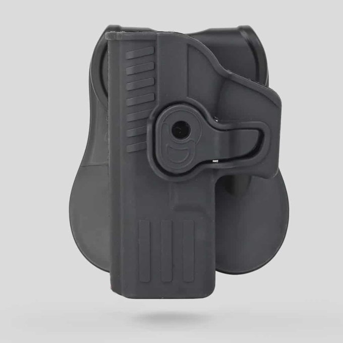Right handed gun holster
