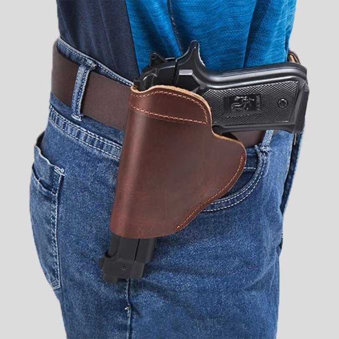 Right handed leather glock holster - Image 4