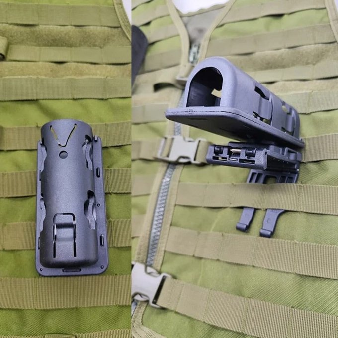 Spray holster for duty belt - Image 6