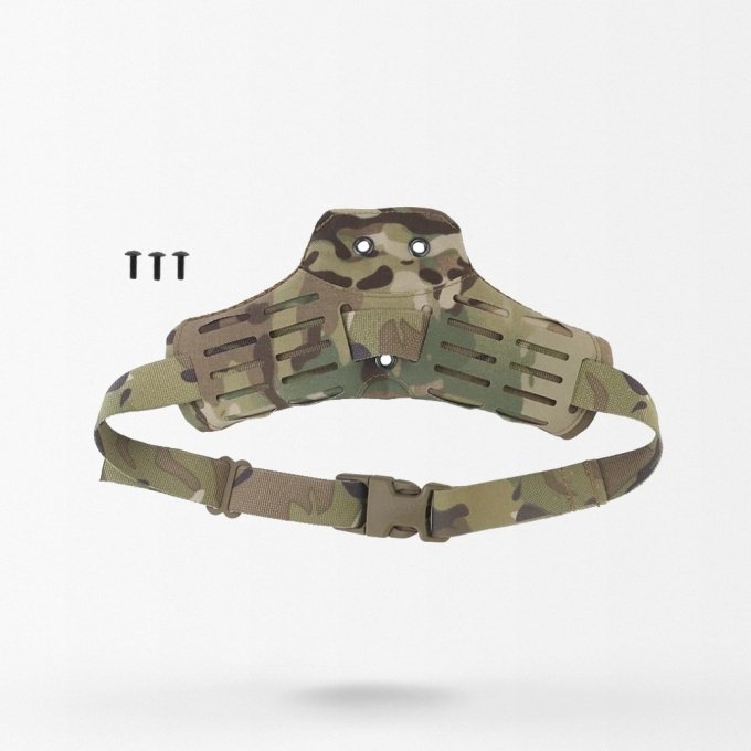 Tactical laser cut thigh belt