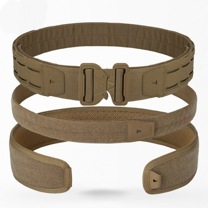 Tactical lazer combat molle waist belt