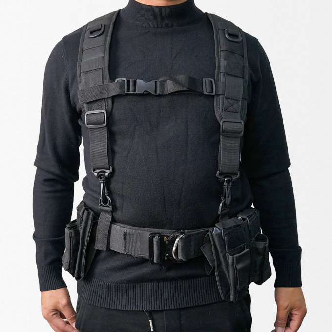 Tactical suspenders with wide backing - Image 3