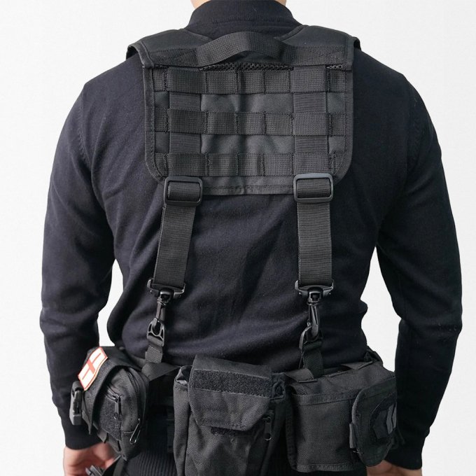 Tactical suspenders with wide backing - Image 2