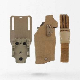 Tan drop leg glock 17 holster