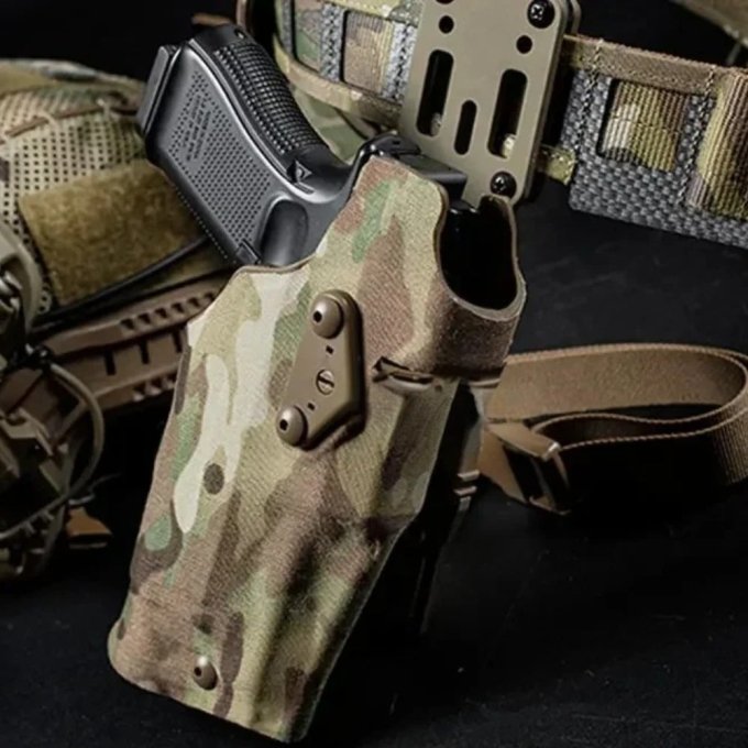 Multicam drop leg glock 17 holster - Image 2