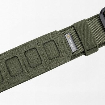 Lightweight laser cut molle tactical belt