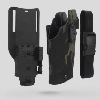 Multicam black drop leg glock 17 holster