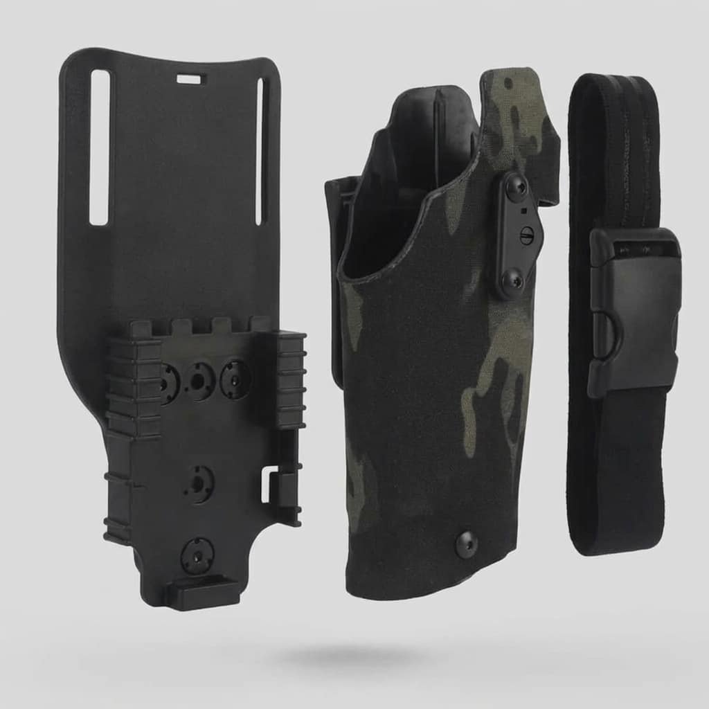 Multicam black drop leg glock 17 holster