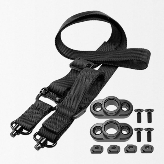2 point rifle sling with swivels - Image 5