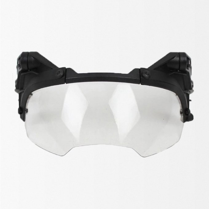 Clear lens flip goggles for tactical helmet - Image 2