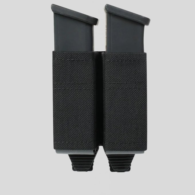 Double nylon magazine pouch with clip - Image 3