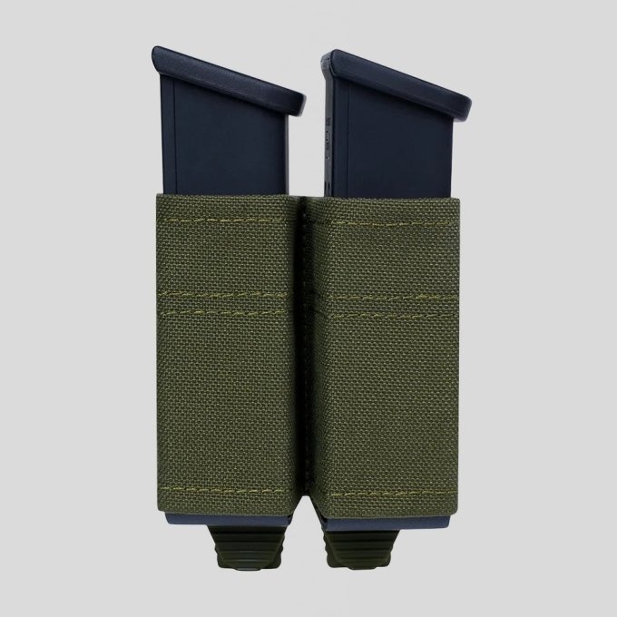 Double nylon magazine pouch with clip - Image 4