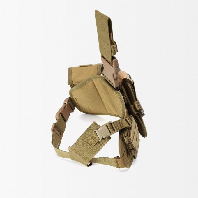 Drop leg holster with mag pouch - Image 2
