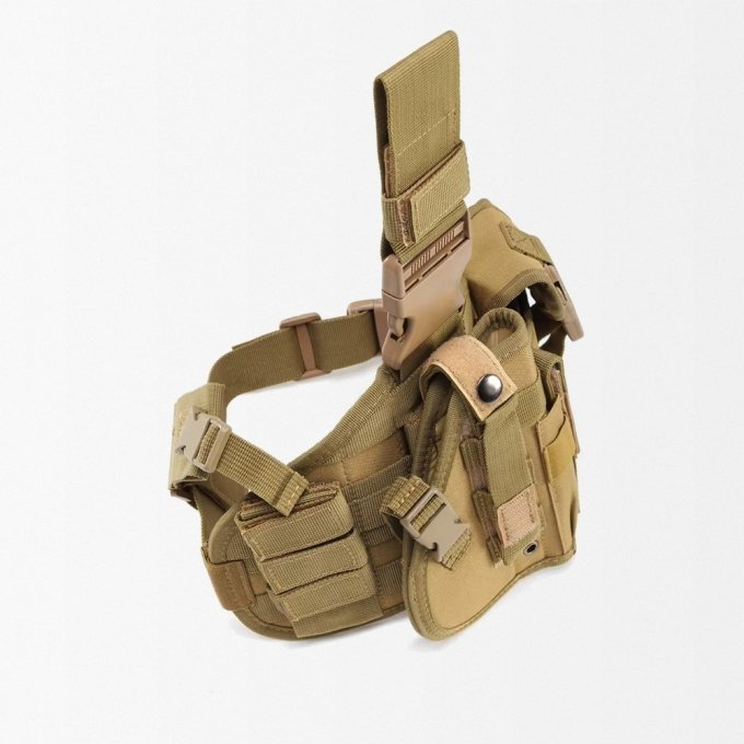 Drop leg holster with mag pouch - Image 4