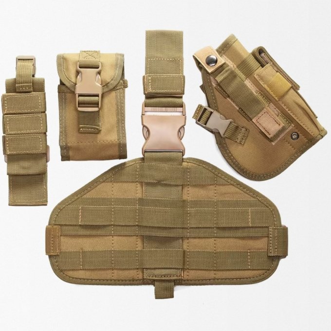 Drop leg holster with mag pouch - Image 3