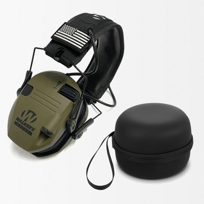Electronic headset for shooting