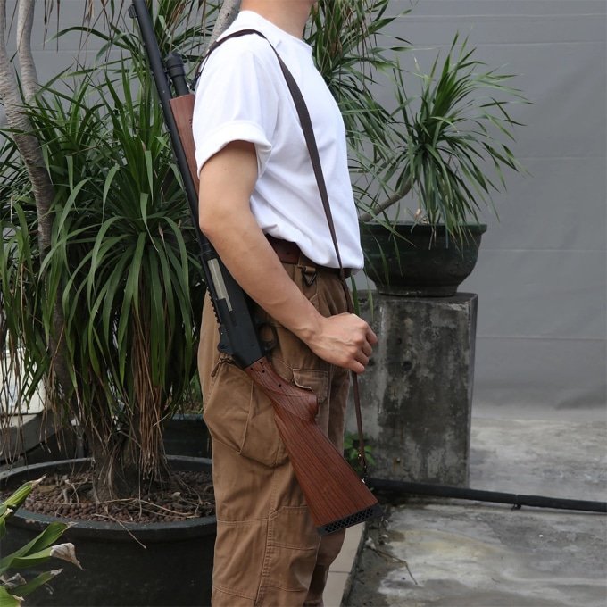 Genuine leather rifle sling - Image 4