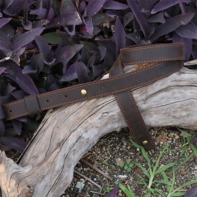 Genuine leather rifle sling - Image 8