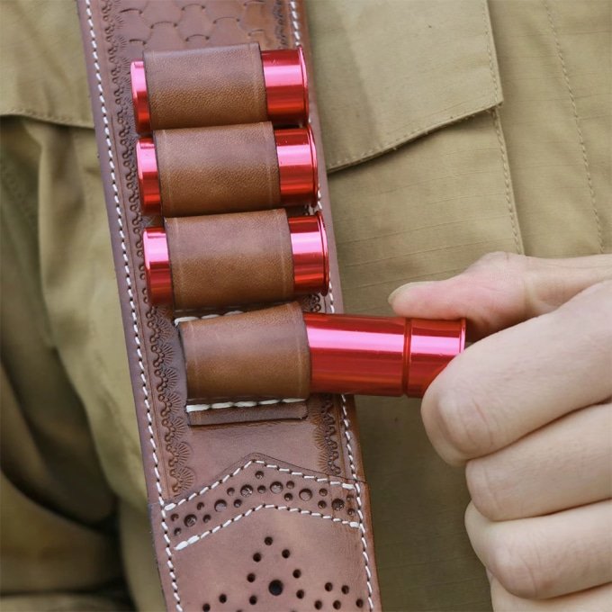 Leather rifle sling with thumb hole - Image 5