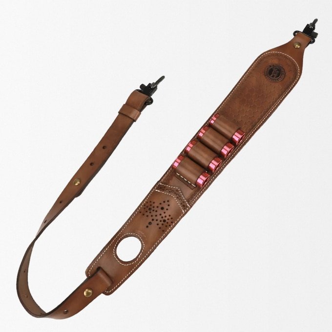 Leather rifle sling with thumb hole - Image 4