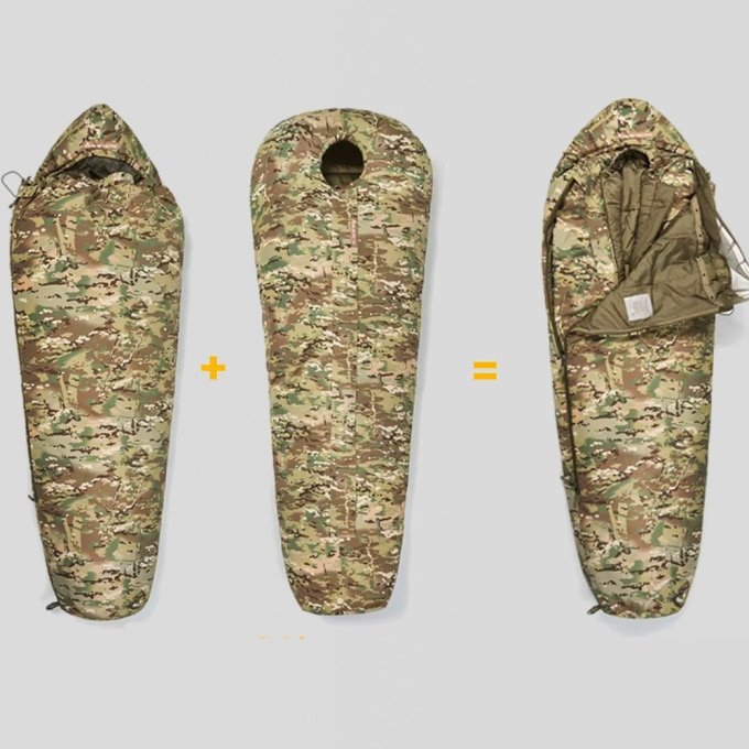 Military modular 2-layer sleeping bag - Image 3