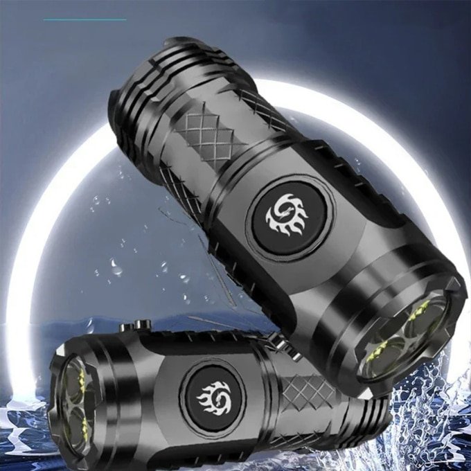 Mini tactical flashlight 3 led - Image 5