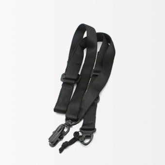 Rifle sling with quick release buckles