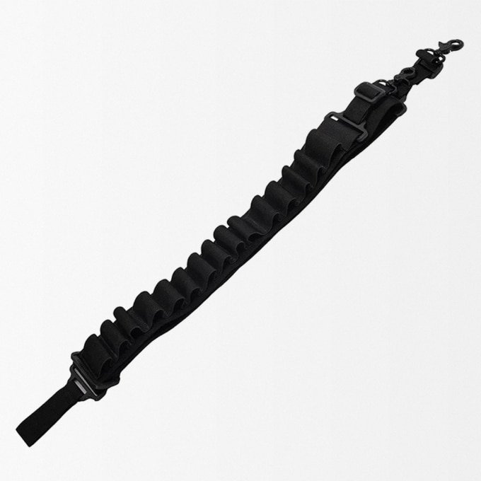 Rifle sling with shell holder - Image 2