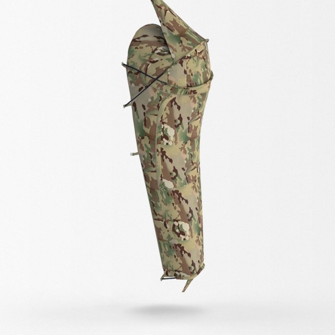 Stealth bivy tent sleeping bag