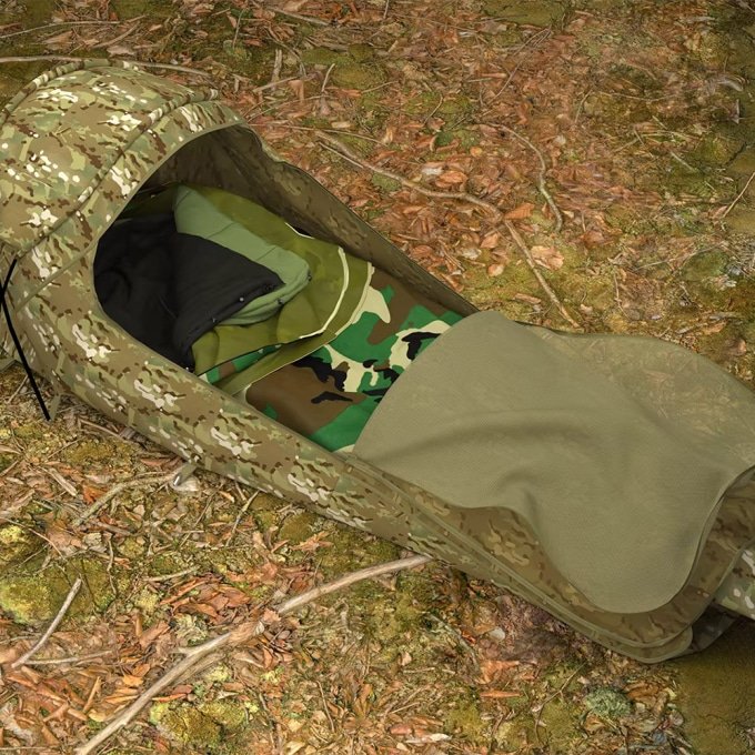 Stealth bivy tent sleeping bag - Image 4