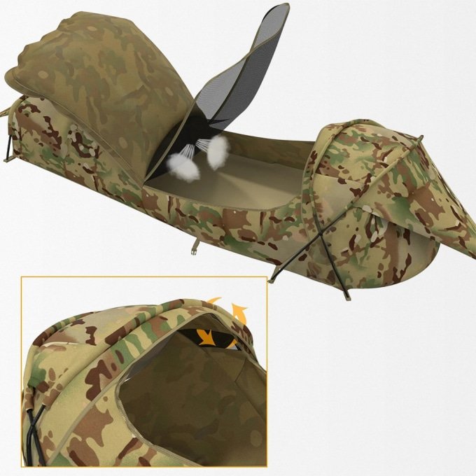 Stealth bivy tent sleeping bag - Image 3