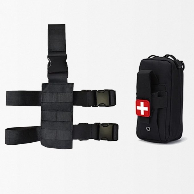 Tactical drop leg pouch