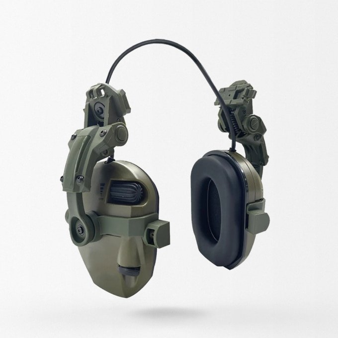 Tactical helmet headset
