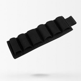 Tactical hook loop shotgun shell pouch
