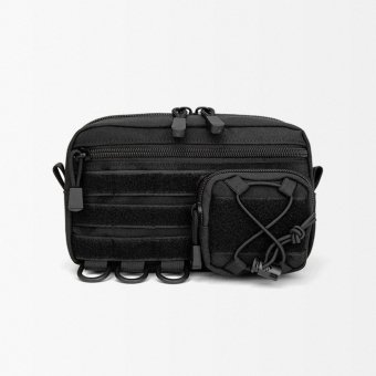 Tactical horizontal admin pouch