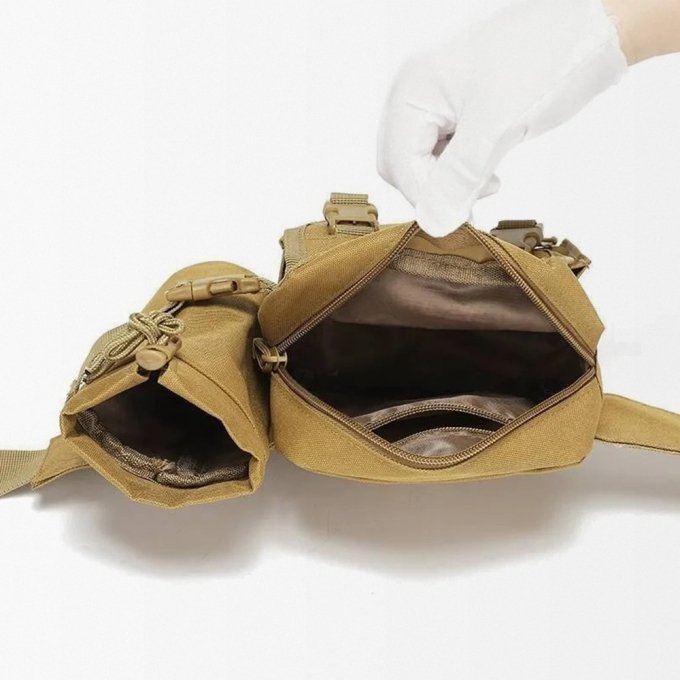 Tactical waist pouch with bottle carrier - Image 3