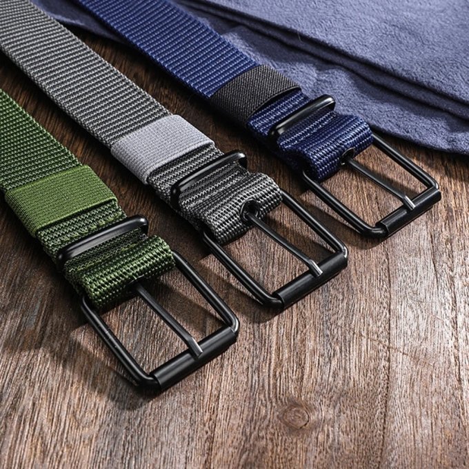 Tactical nylon belt with pin buckle - Image 5