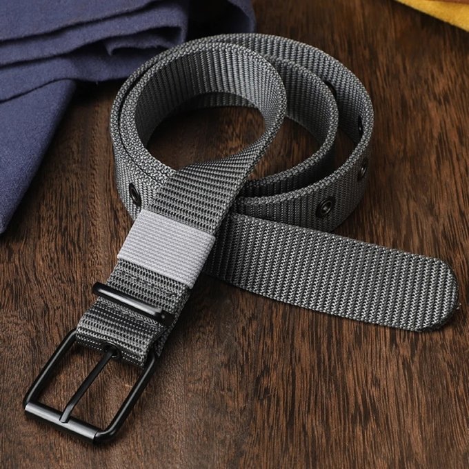 Tactical nylon belt with pin buckle - Image 2