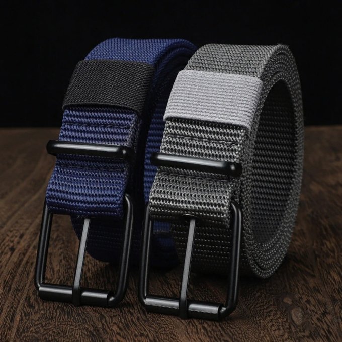 Tactical nylon belt with pin buckle - Image 3