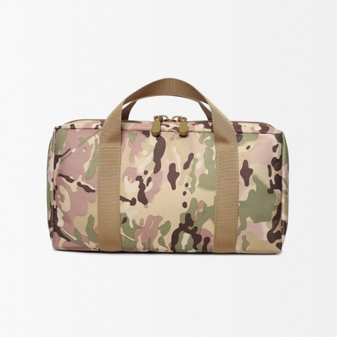 Tactical pistol case with mag pouches